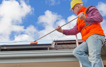Talerddig soft wash roof cleaning